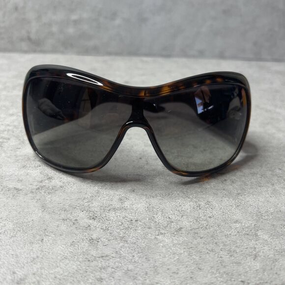 Christian Dior Large Frame Wrap Sunglasses Cannage 1 ATVMH 115 Brown Tortoise - Picture 1 of 15